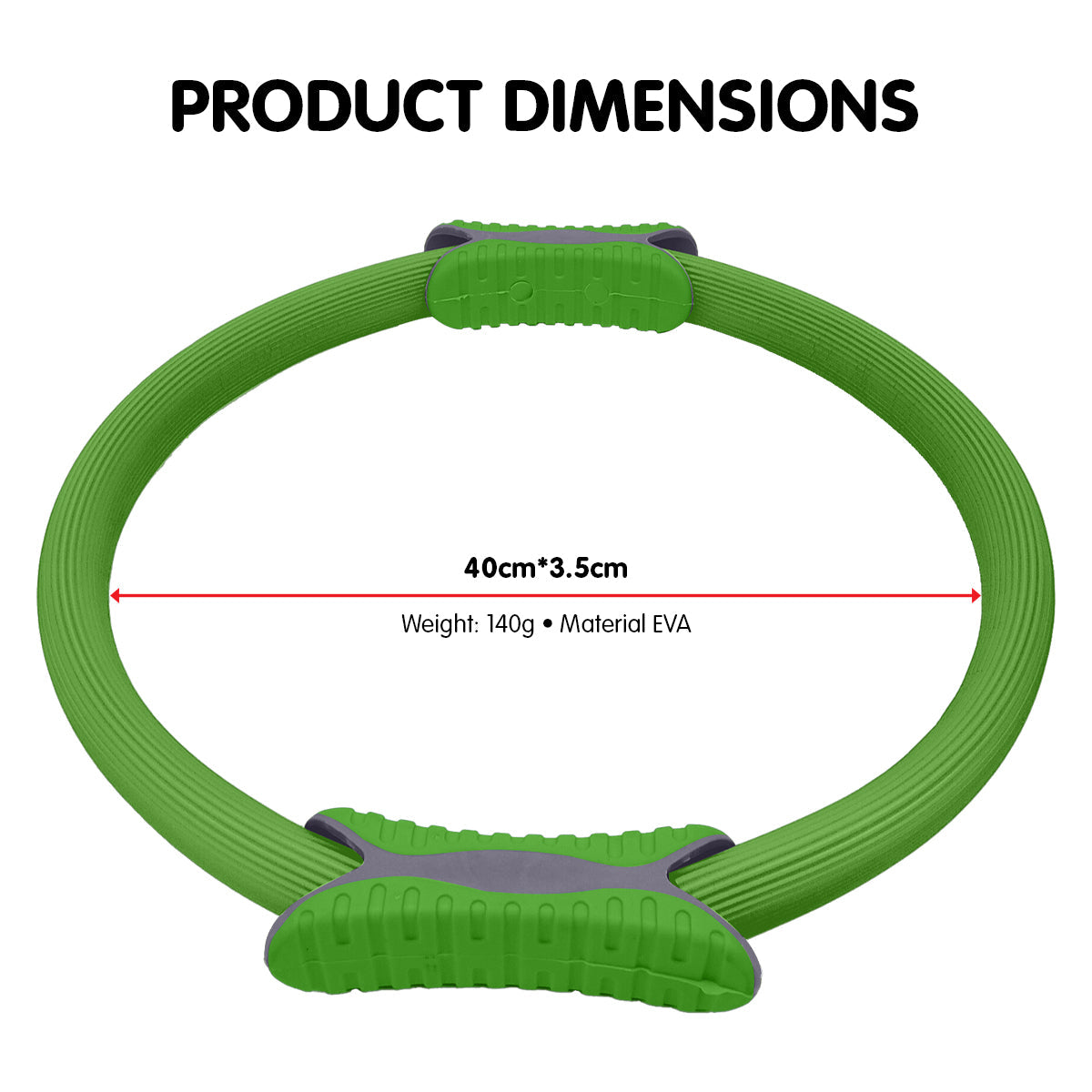 NNEDSZ Pilates Ring Band Yoga Home Workout Exercise Band Green