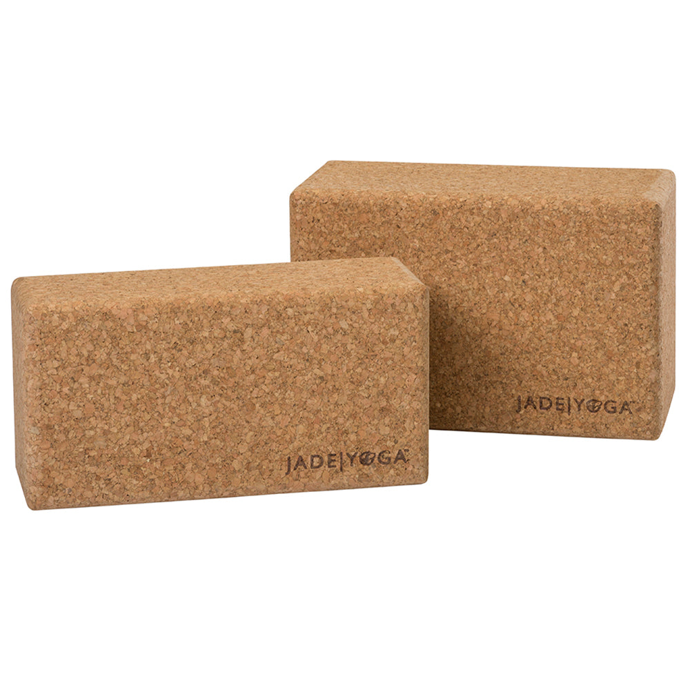 NNEDSZ Jade Yoga Cork Yoga Block - Large