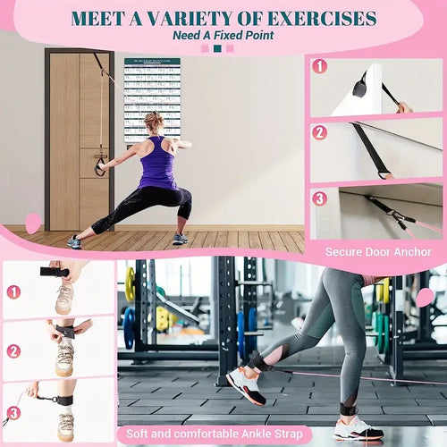 21pcs Yoga & Pilates Bar Kit