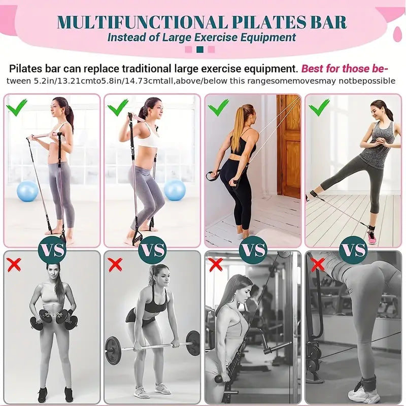 21pcs Yoga & Pilates Bar Kit